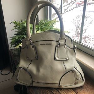 Karen Millen White Leather Handbag